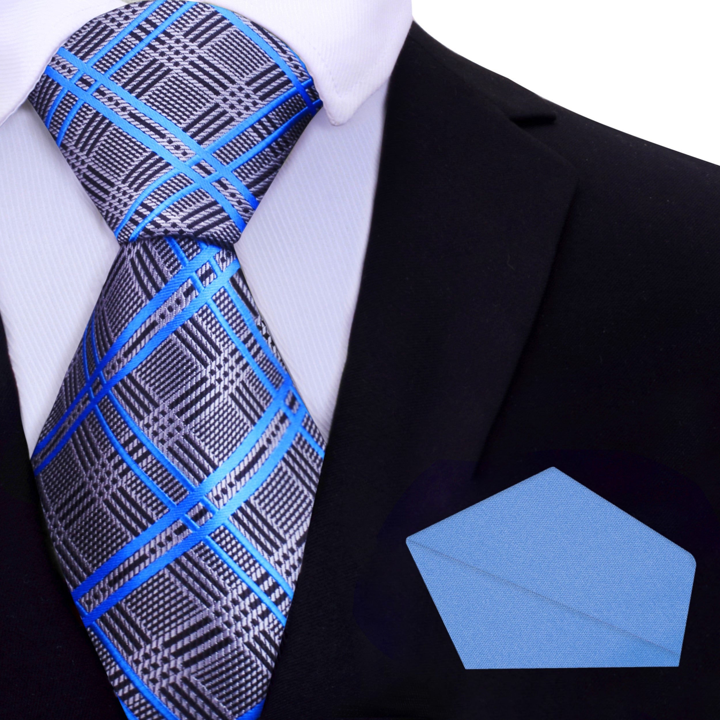 pleated necktie