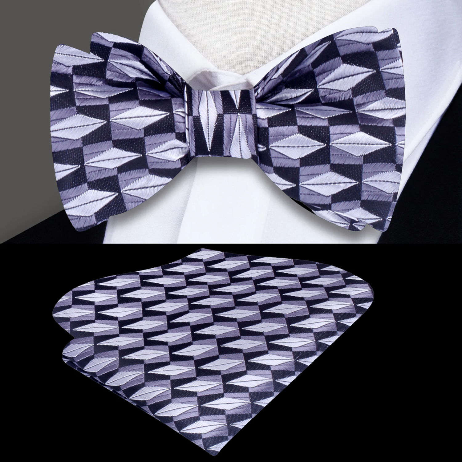 Fort Knox Self-Tie Bow Tie