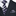 Main: A Black, Grey, White Plaid Pattern Necktie and Pocket Square ||Grey, Black, White