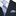 Grey, Blue Stripe Tie and Pocket Square