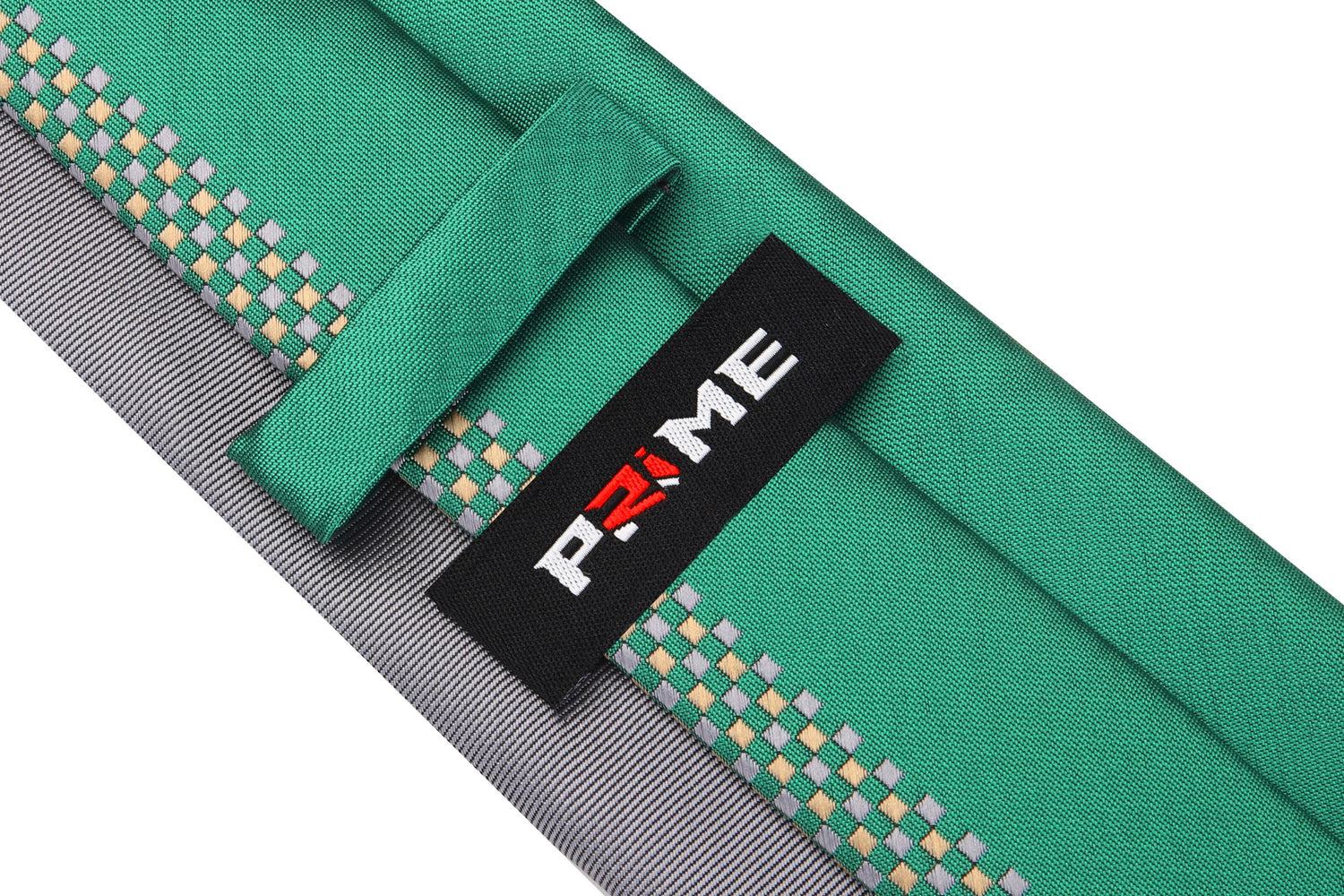 Green and Grey Abstract Necktie Keep