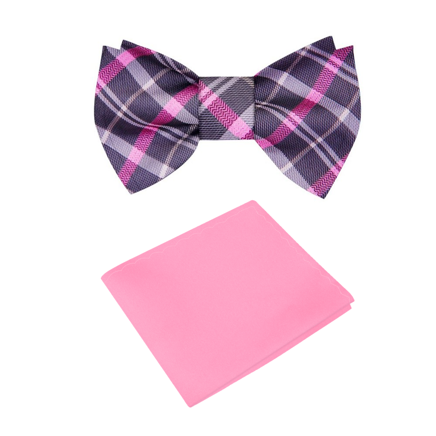 Refined Plaid Bow Tie
