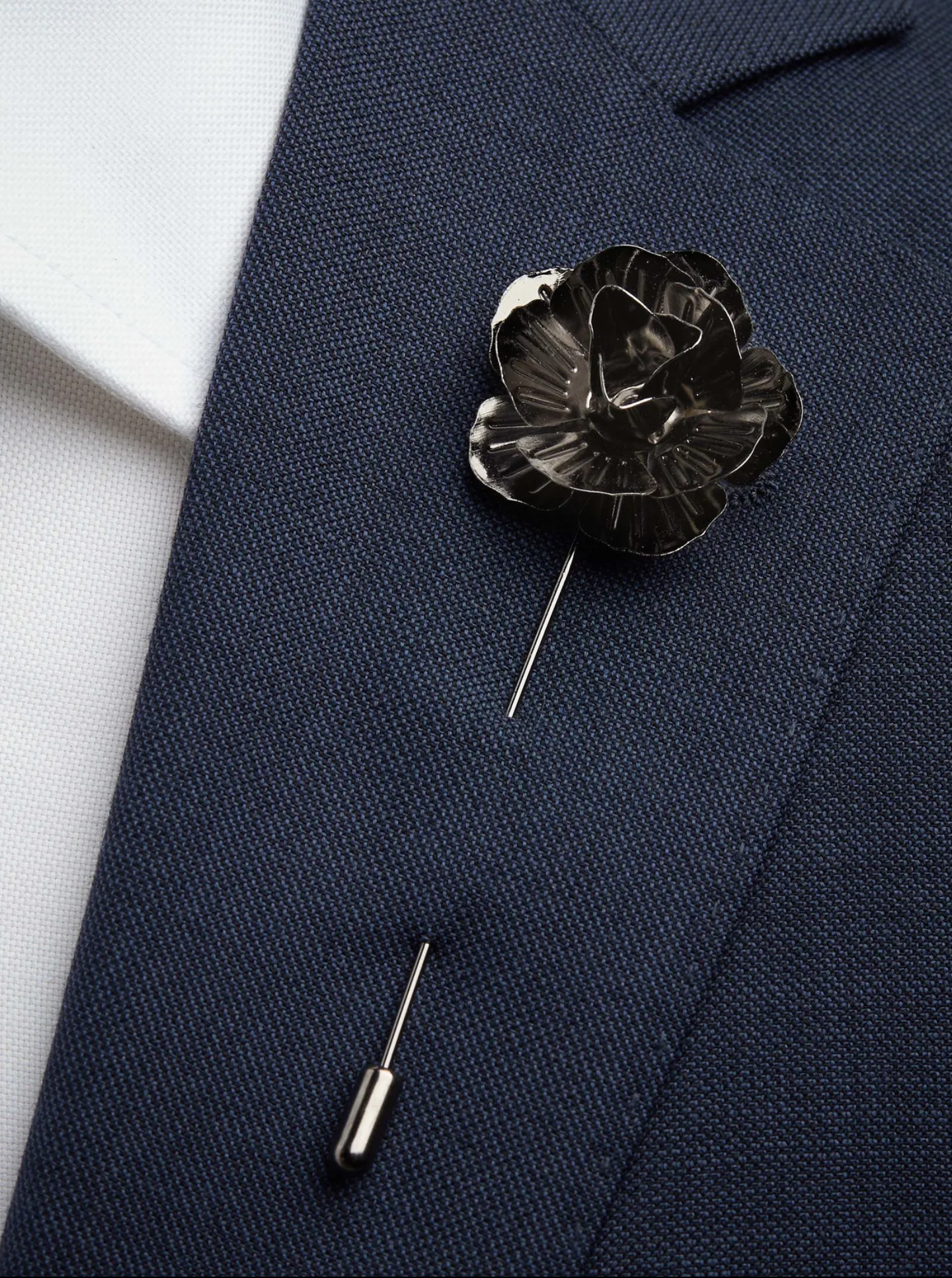 Gun Metal Lapel Pin