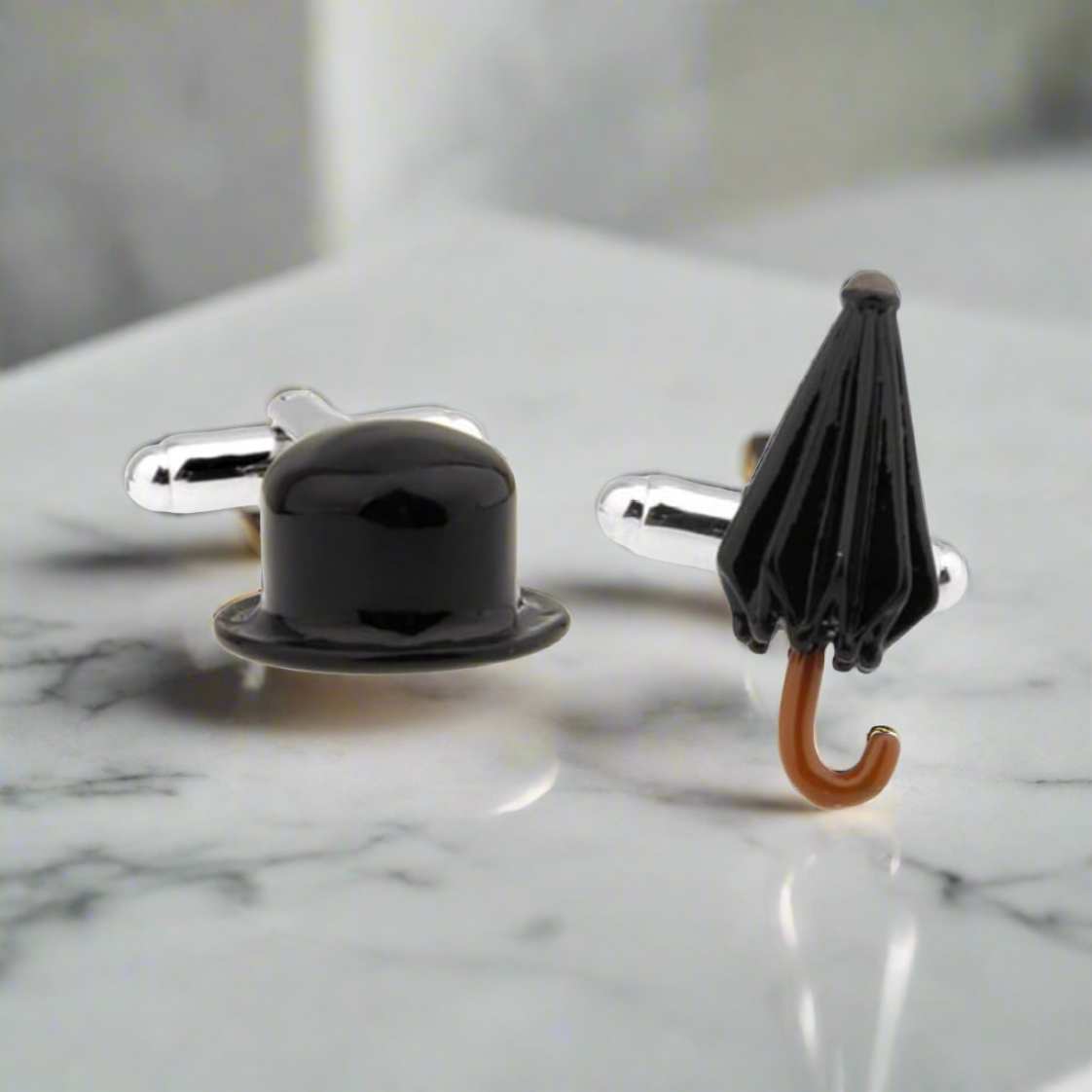 View 3 Hat and Umbrella Cuff-links