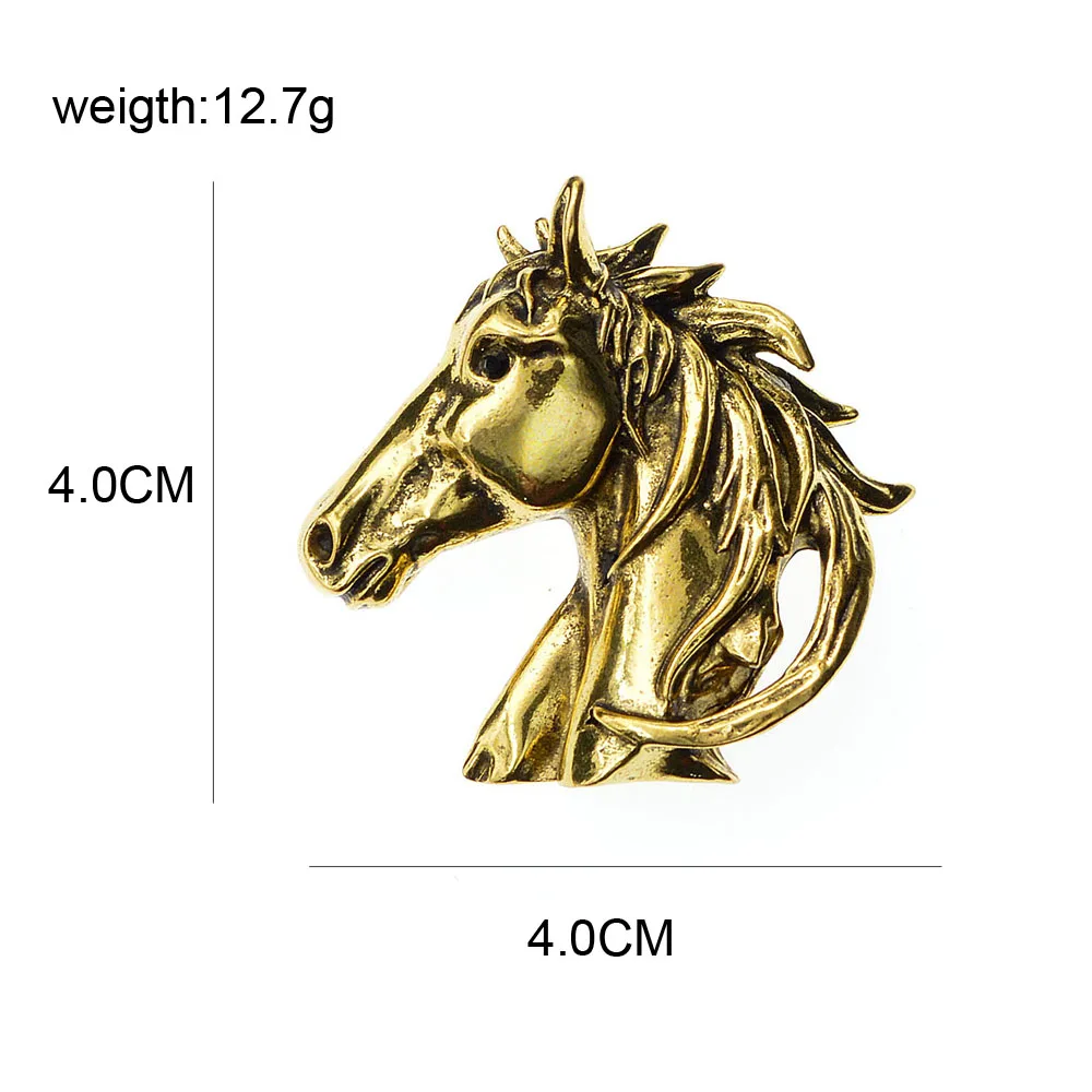 horse lapel pin dimensions