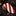 Red & Ivory Broad Stripe Necktie