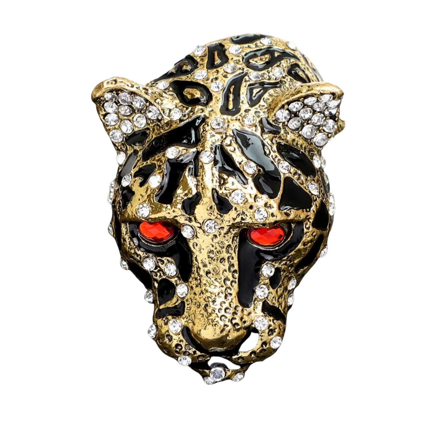 Gold Leopard Lapel Pin