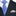 Light Blue Siberian Necktie and Accenting Square