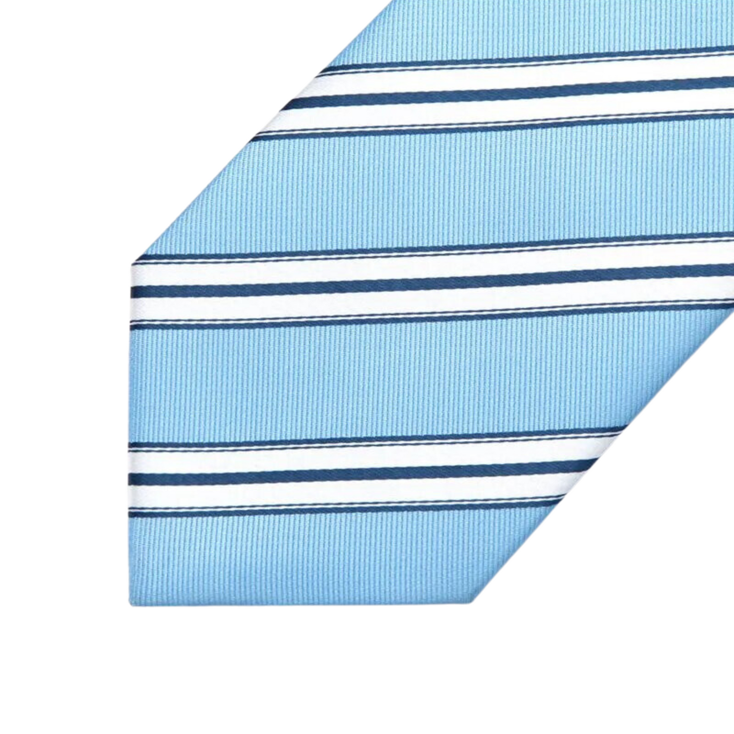 Light Blue Brisbane Stripe Necktie 