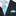 Teal striped tie and matching pocket square with a black suit jacket.