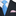 Blue with Pink Polka Dot Accents Necktie