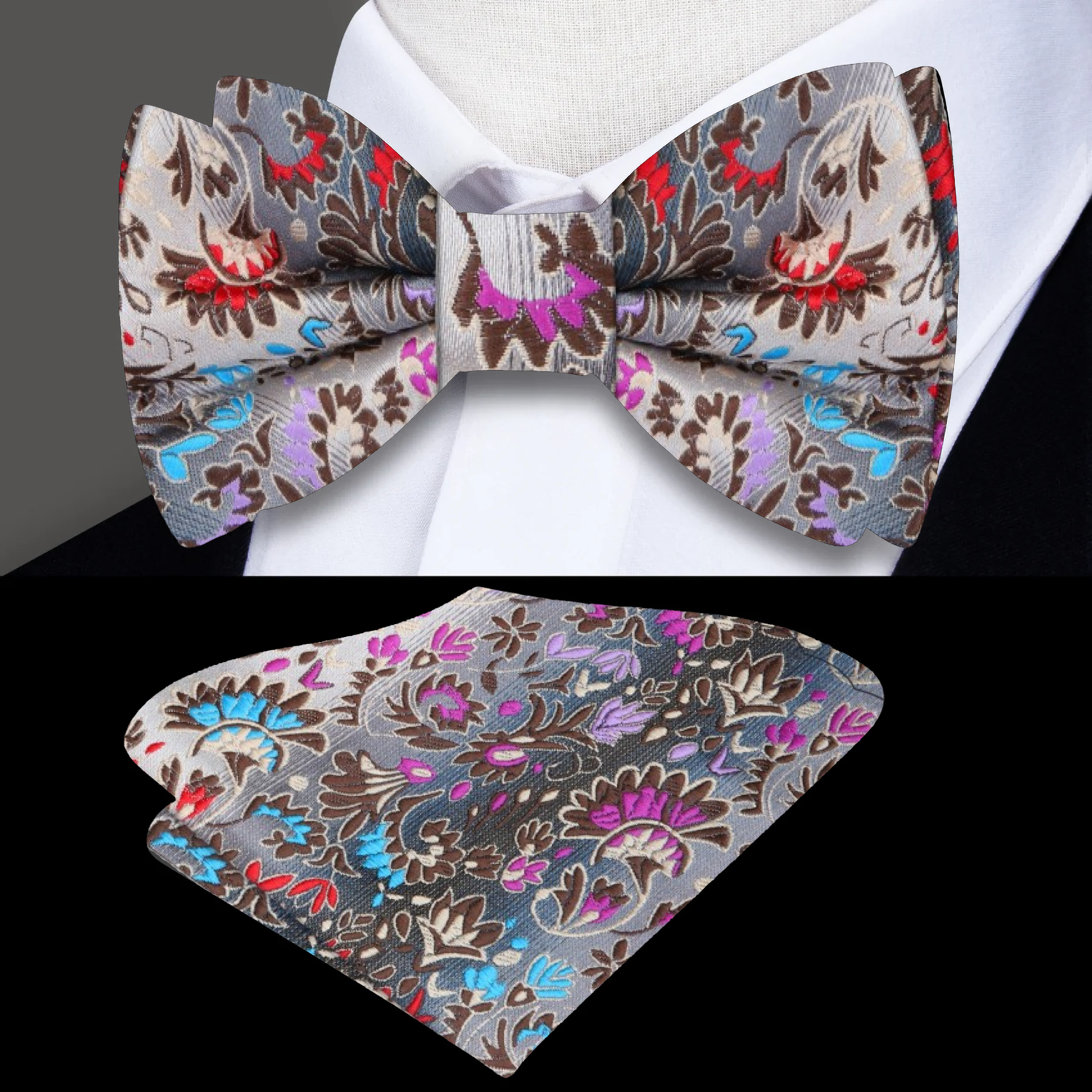 Season Floral Bow Tie