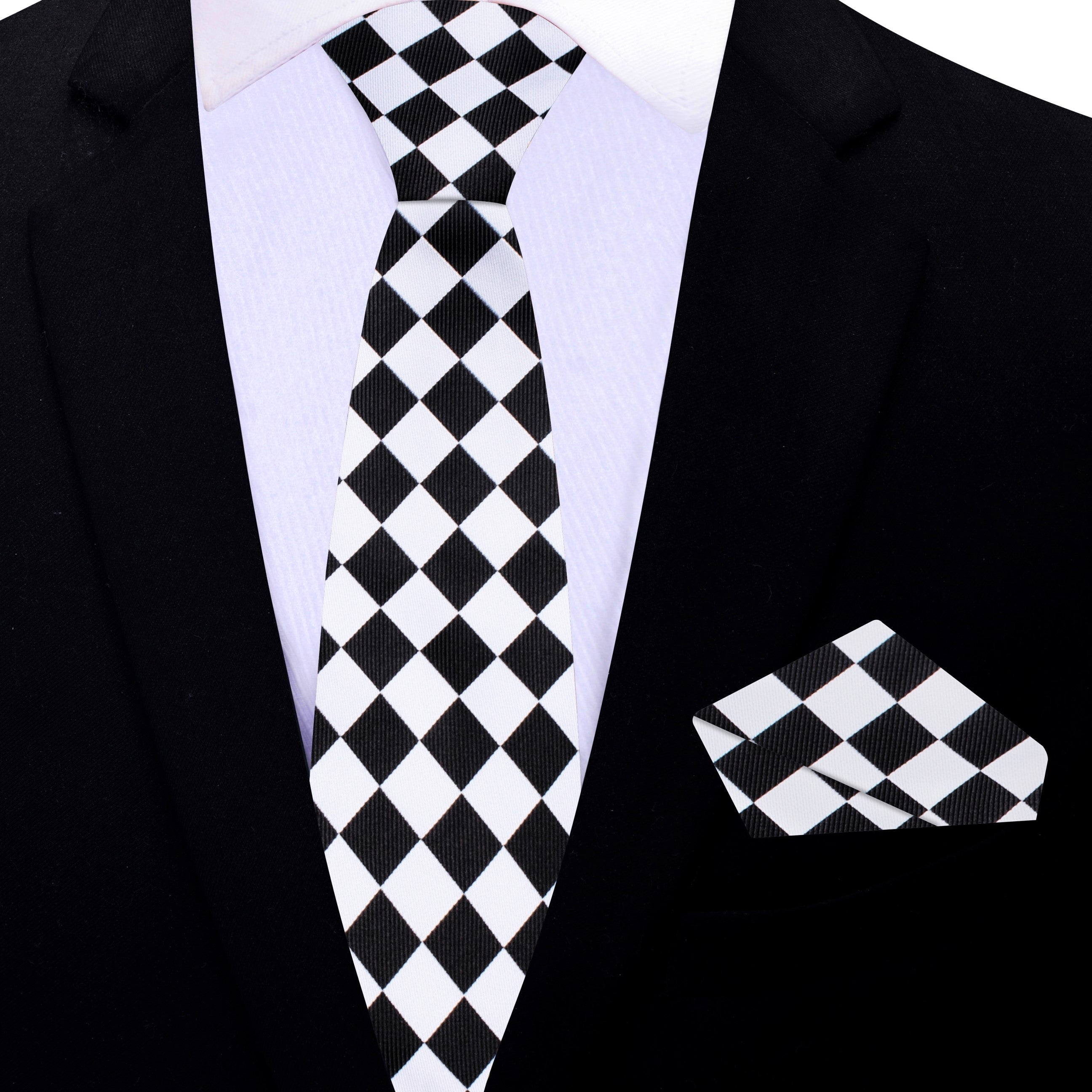 checker tie