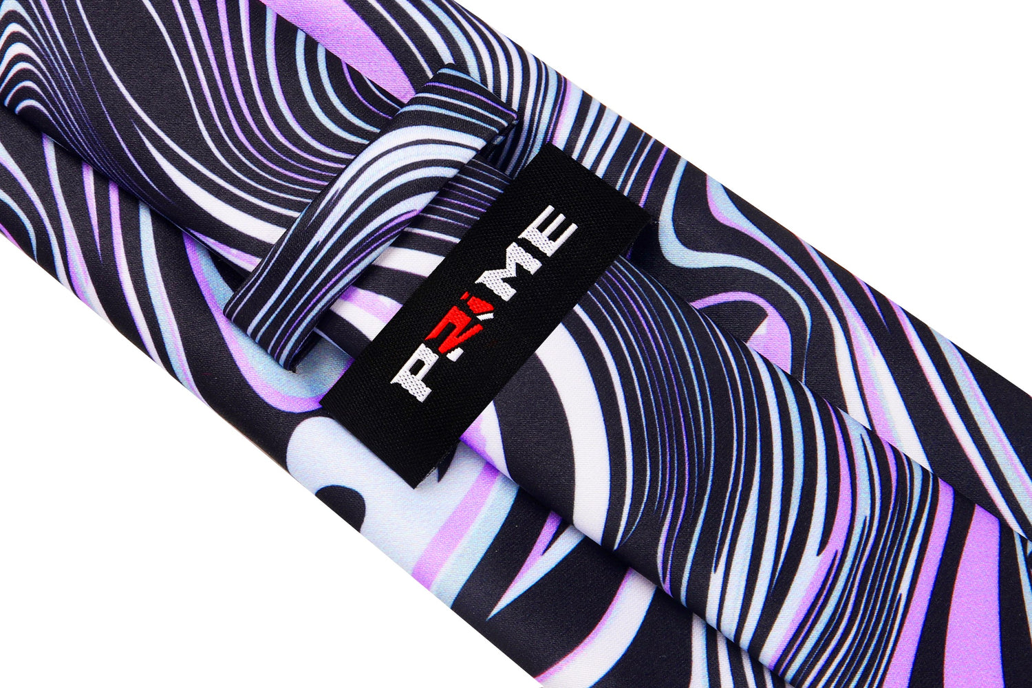 Pink, Light Blue, Black Abstract Tie Keep