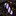 Purple & White Stripe Necktie with Pinstripe Detail