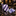 Purple & White Stripe Necktie with Pinstripe Detail