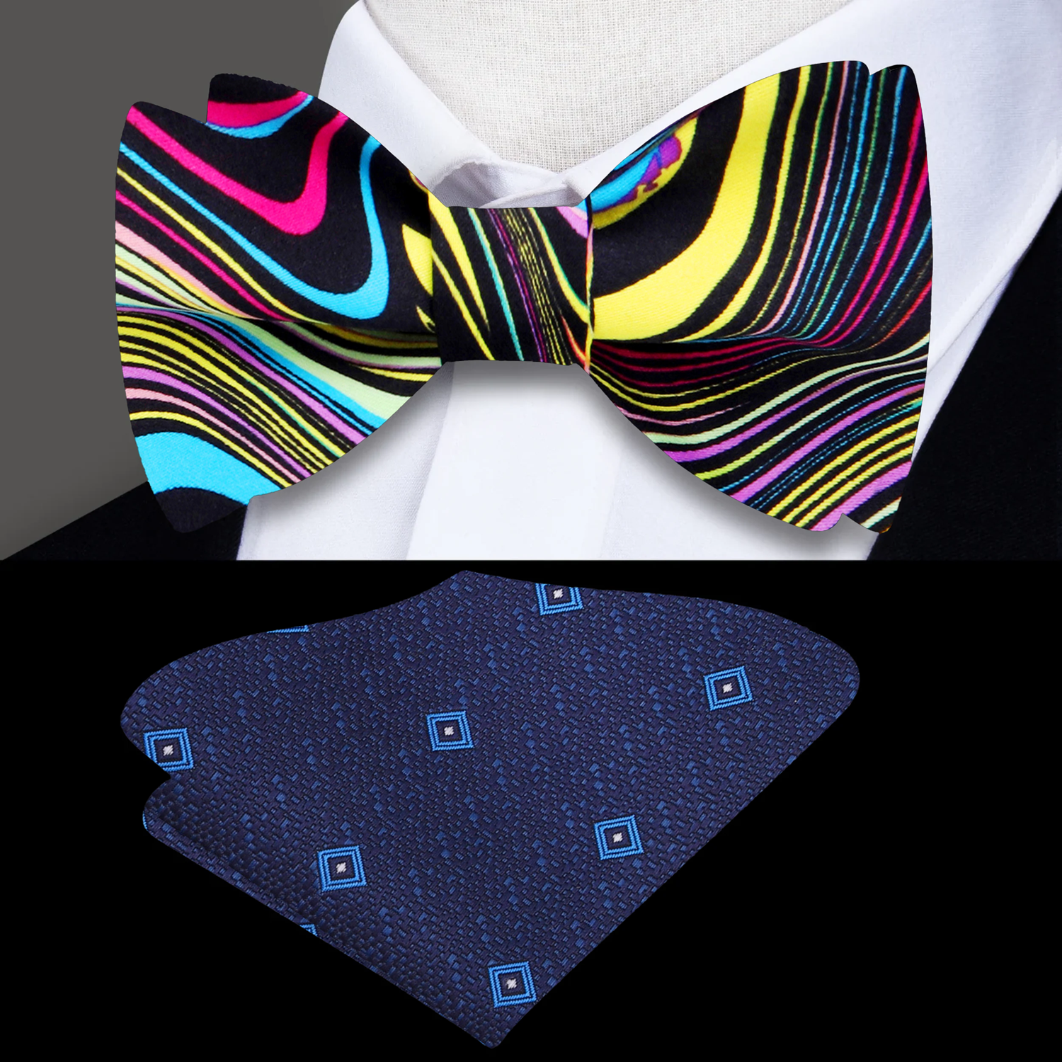 Mystic Topaz Bow Tie