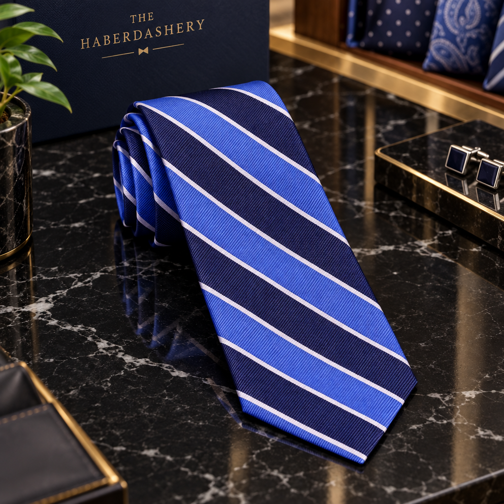Blue Stripe Tie