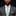 Man wearing a gray suit with a green striped tie against a black background