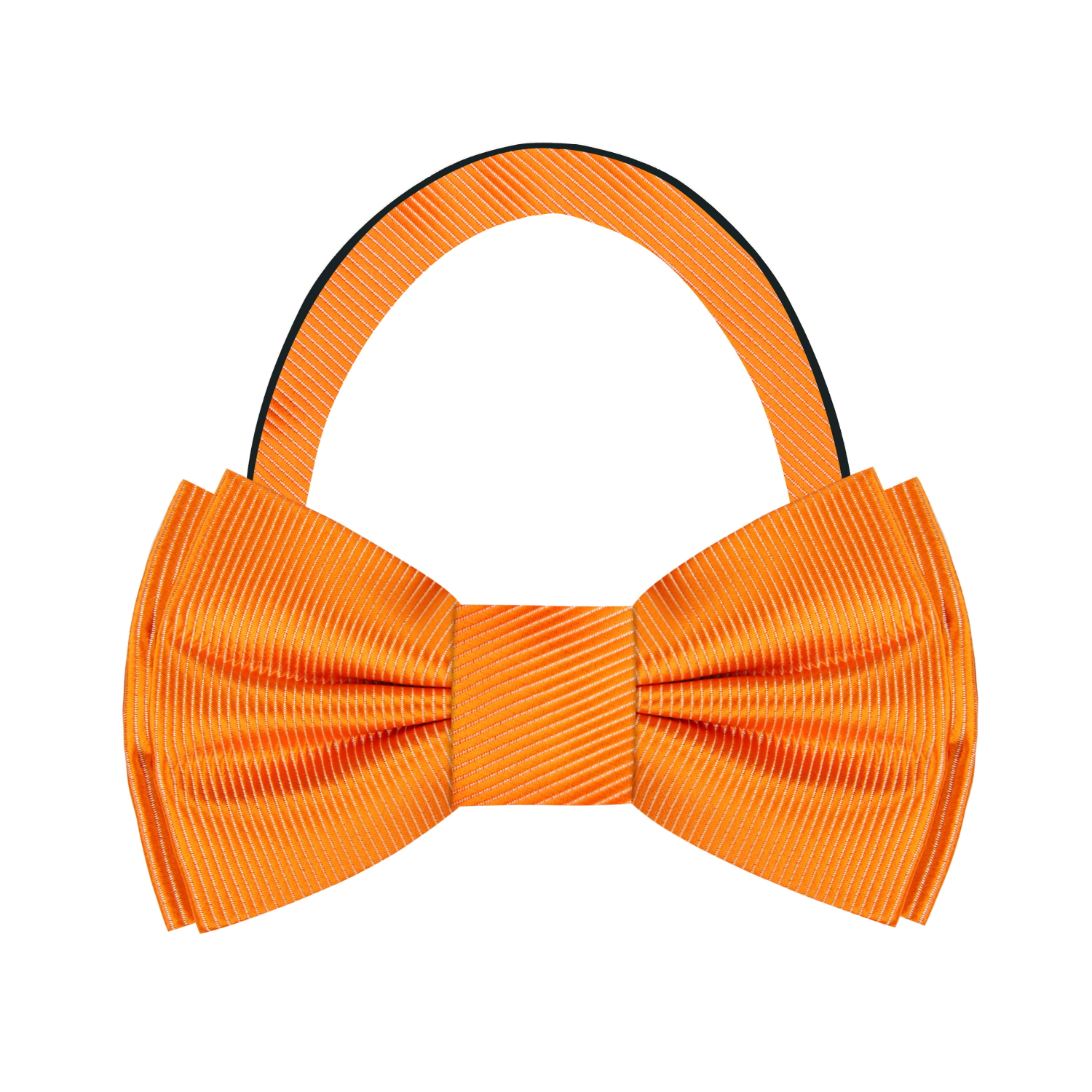 Orange Bow Tie Pre Tied