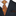 Orange, Blue Floral Tie and Accenting Square