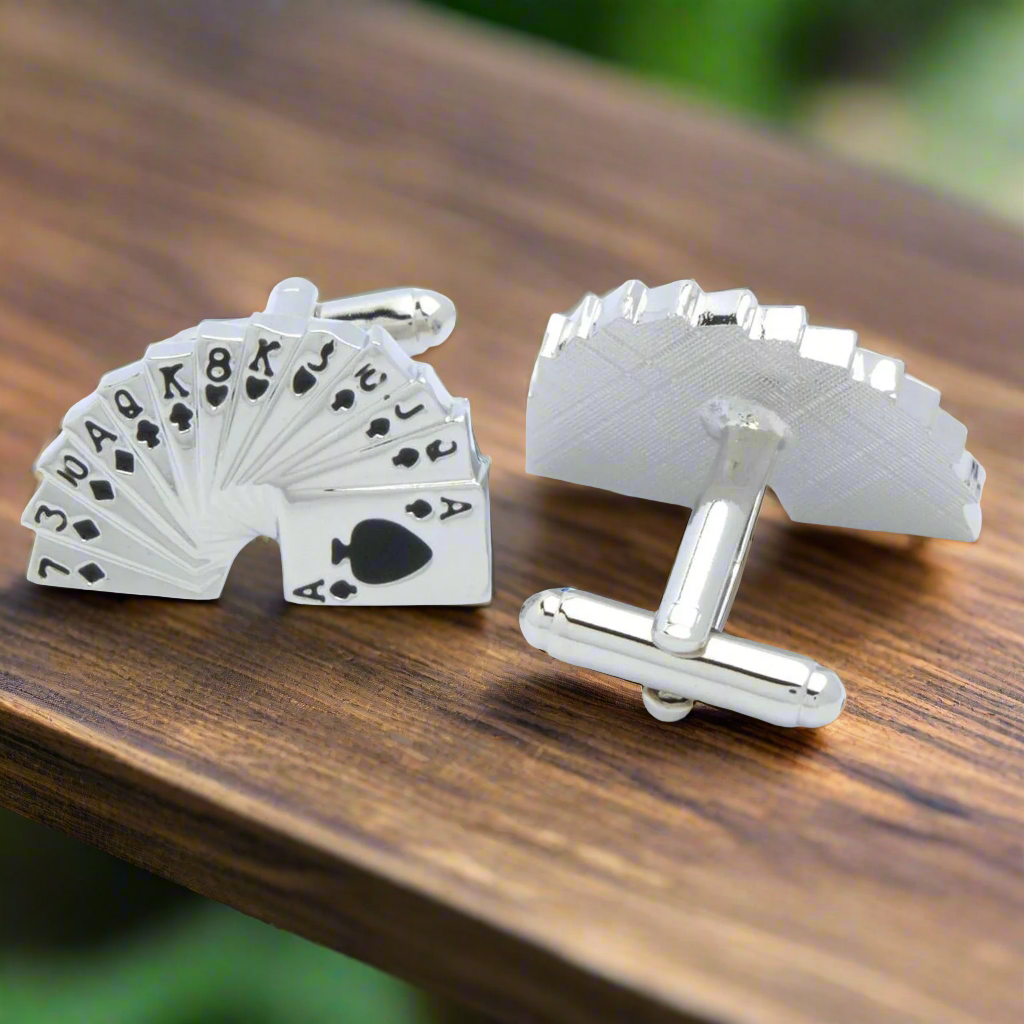 front and back of cufflinks