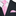 Black suit with pink checkered tie and pocket square on a white background