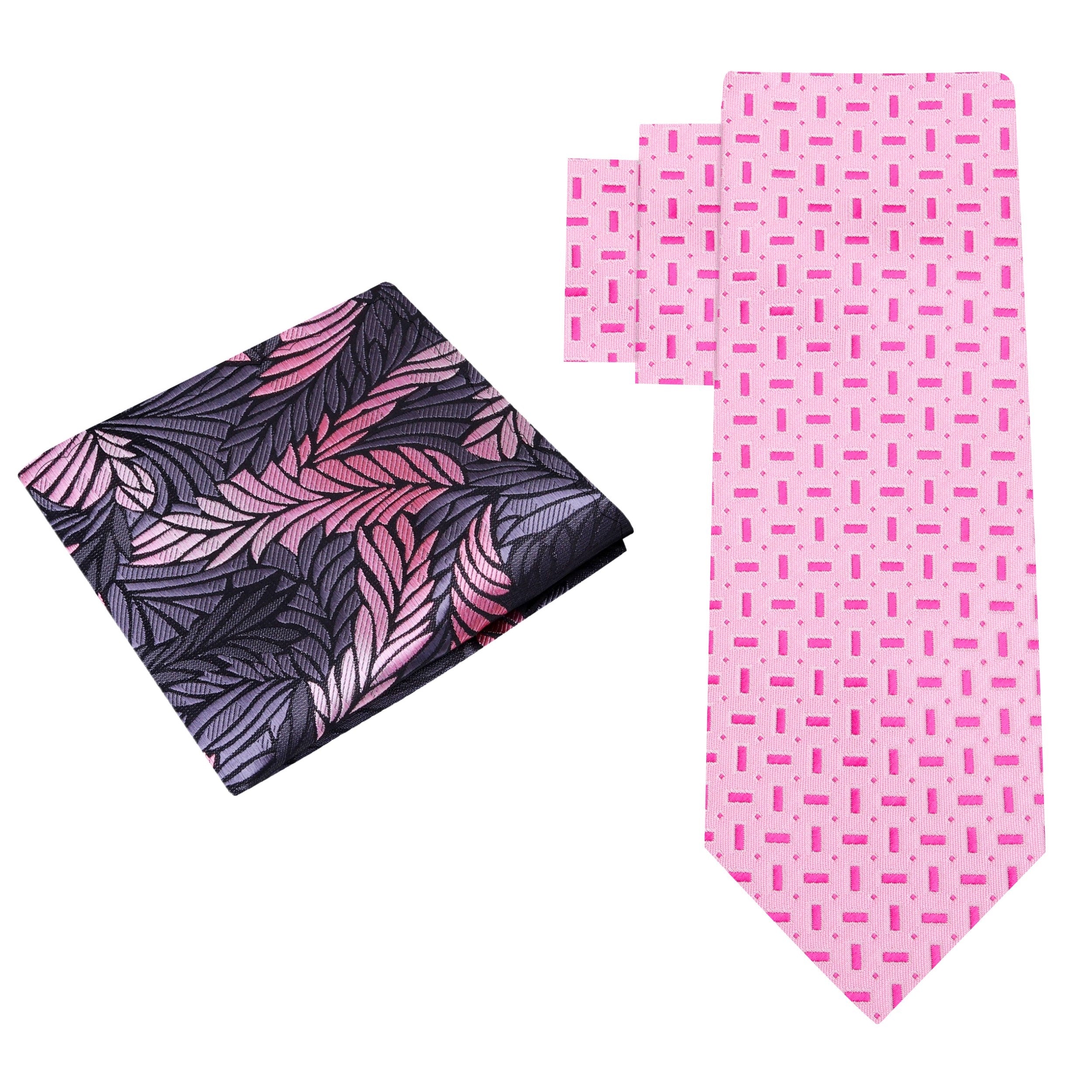 Louis Vuitton Pink Patterned Tie