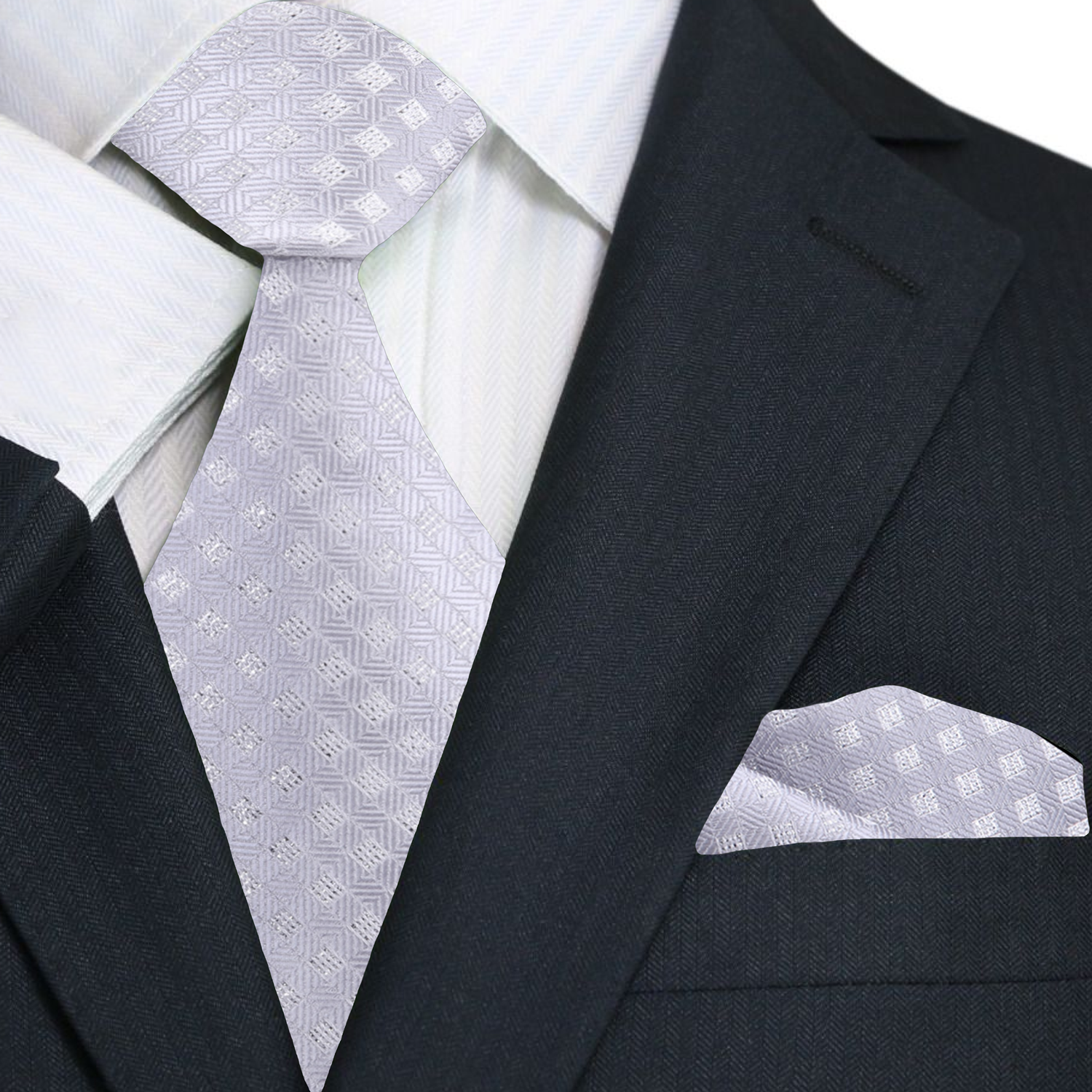 Elegant Silver Tie