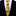 Thin Tie: Yellow and Black Abstract Necktie