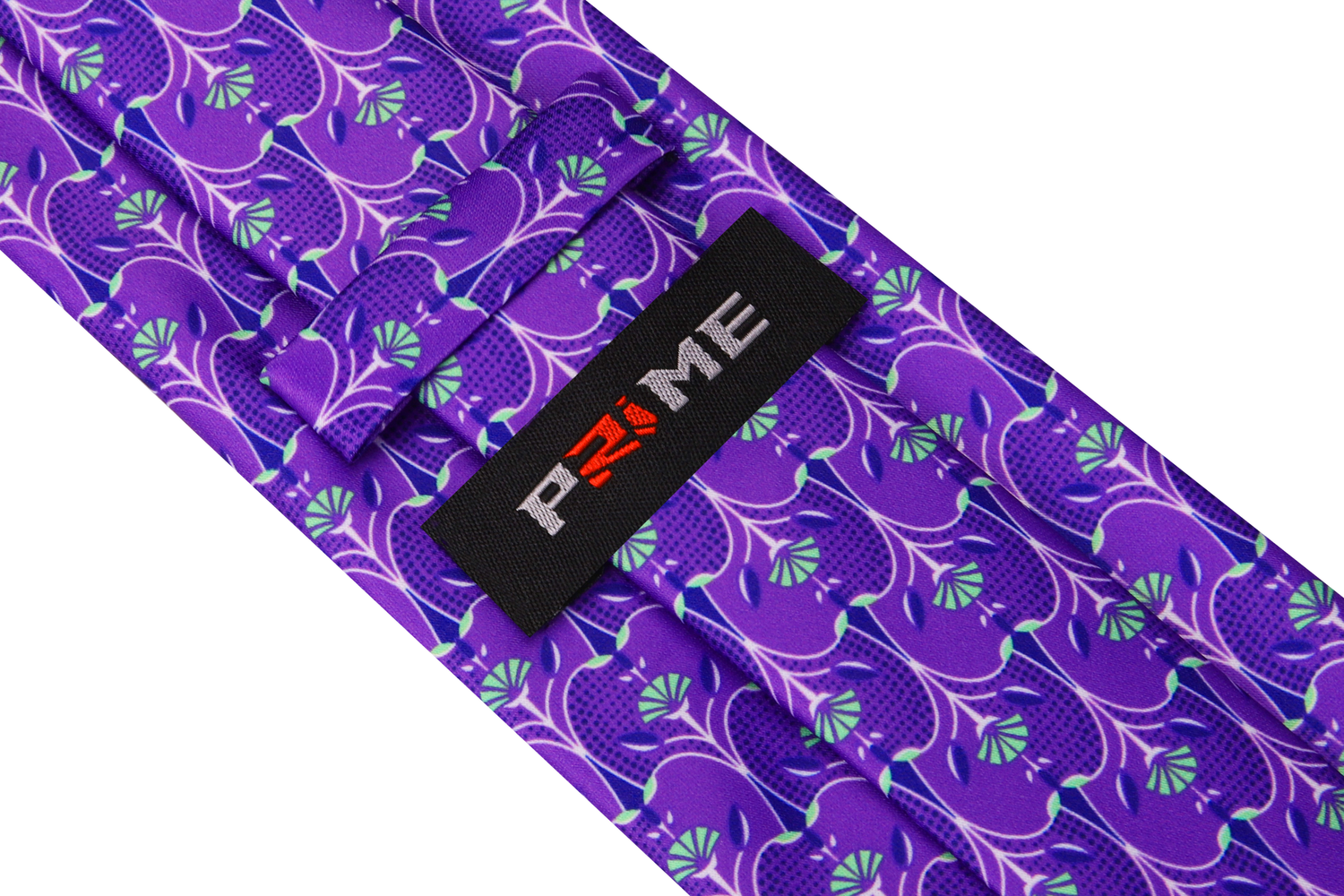 Purple Abstract Necktie Keep