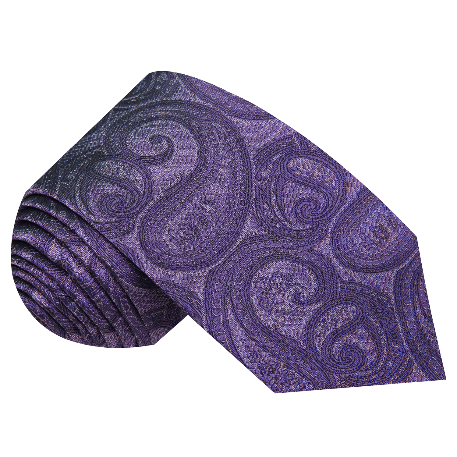 Purple Paisley Necktie  