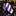 White Purple Stripe Tie Thin