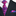 Purple, Pink, Blue Floral Tie and Plaid Blue Square