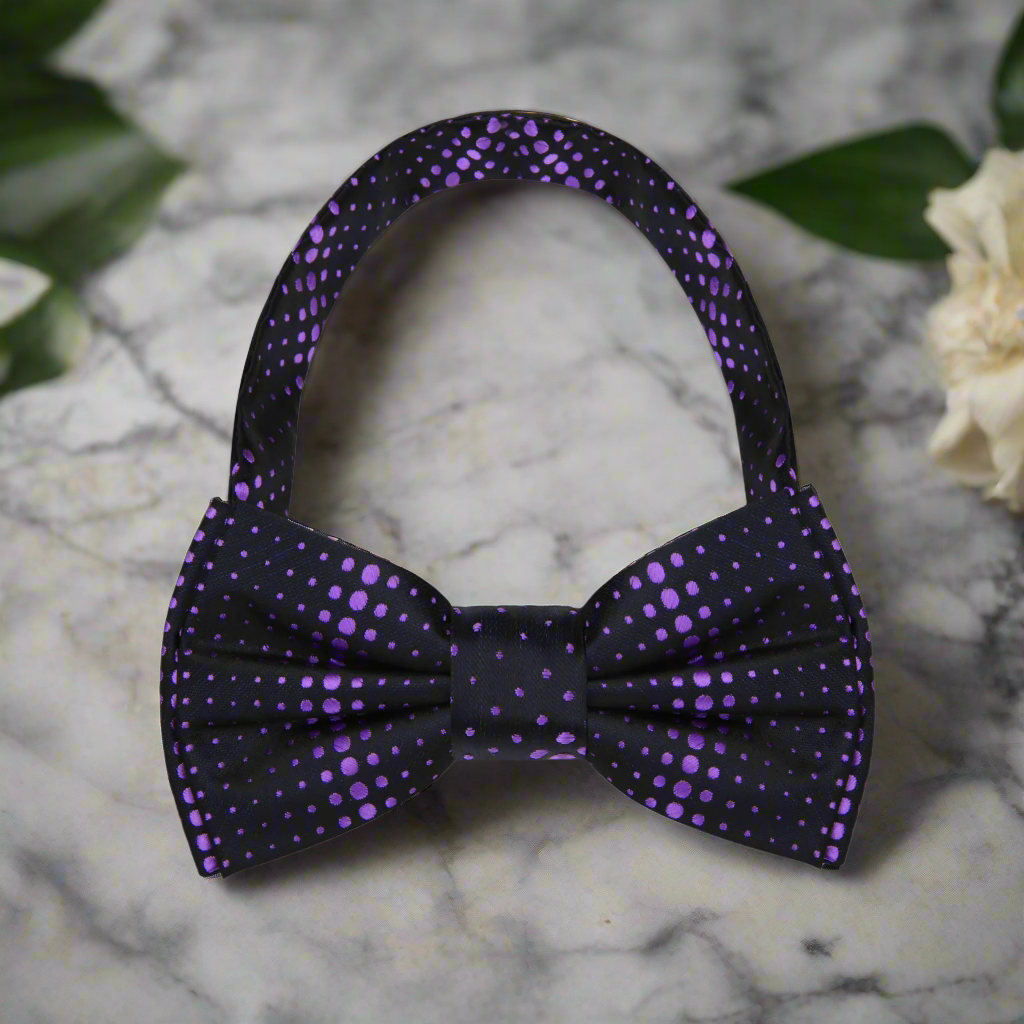 Purple Regal Pre Tied Bow Tie