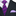 Purple striped tie and Light Purple Square