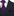 A Purple, Black Geometric Oval Shaped Pattern Silk Necktie, Matching Pocket Square