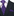 A Purple, White Small Polka Dots Pattern Silk Necktie, Matching Pocket Square
