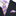Light Purple, Purple, Yellow Stripe Tie and Square