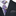 Black, Purple and Yellow Snakeskin Tie and Grey Square
