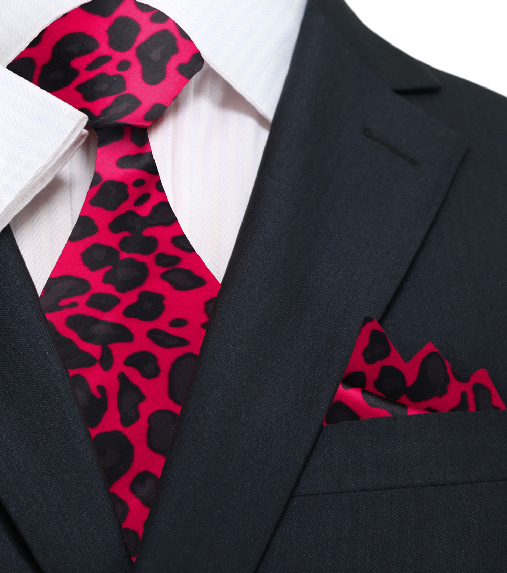 mens cheetah tie