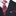 Red Black Grey Stripe Paisley Tie and Square