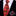 View 2 Red, Black Abstract Necktie and Abstract Square