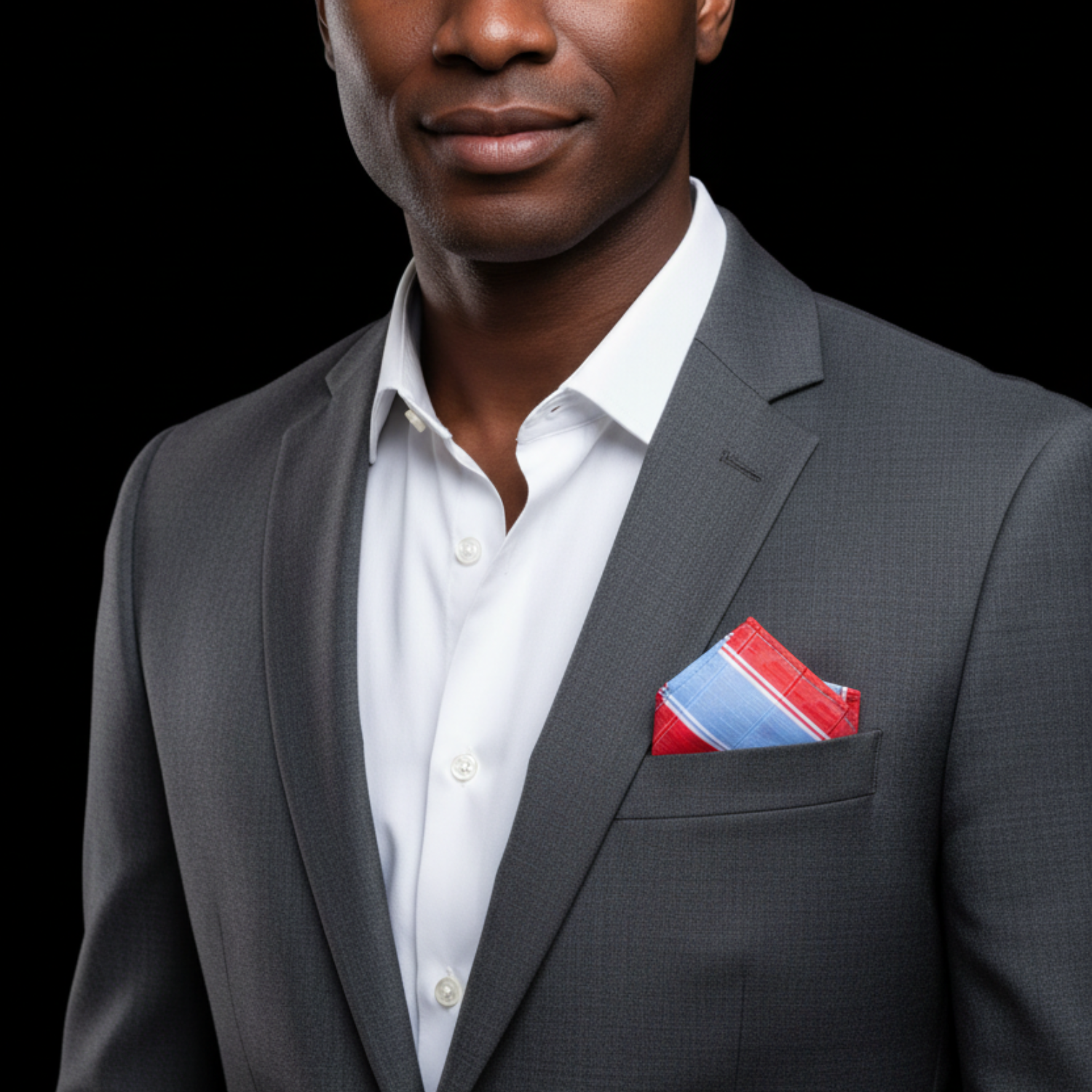 Stripe/Plaid Pocket Square (Multiple Colorways)