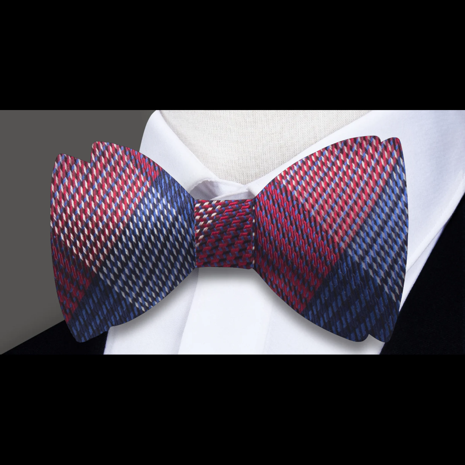 Serene Plaid Bow Tie