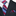 Main View: Blue, Light Blue, Red Stripe Tie and Pocket Square
