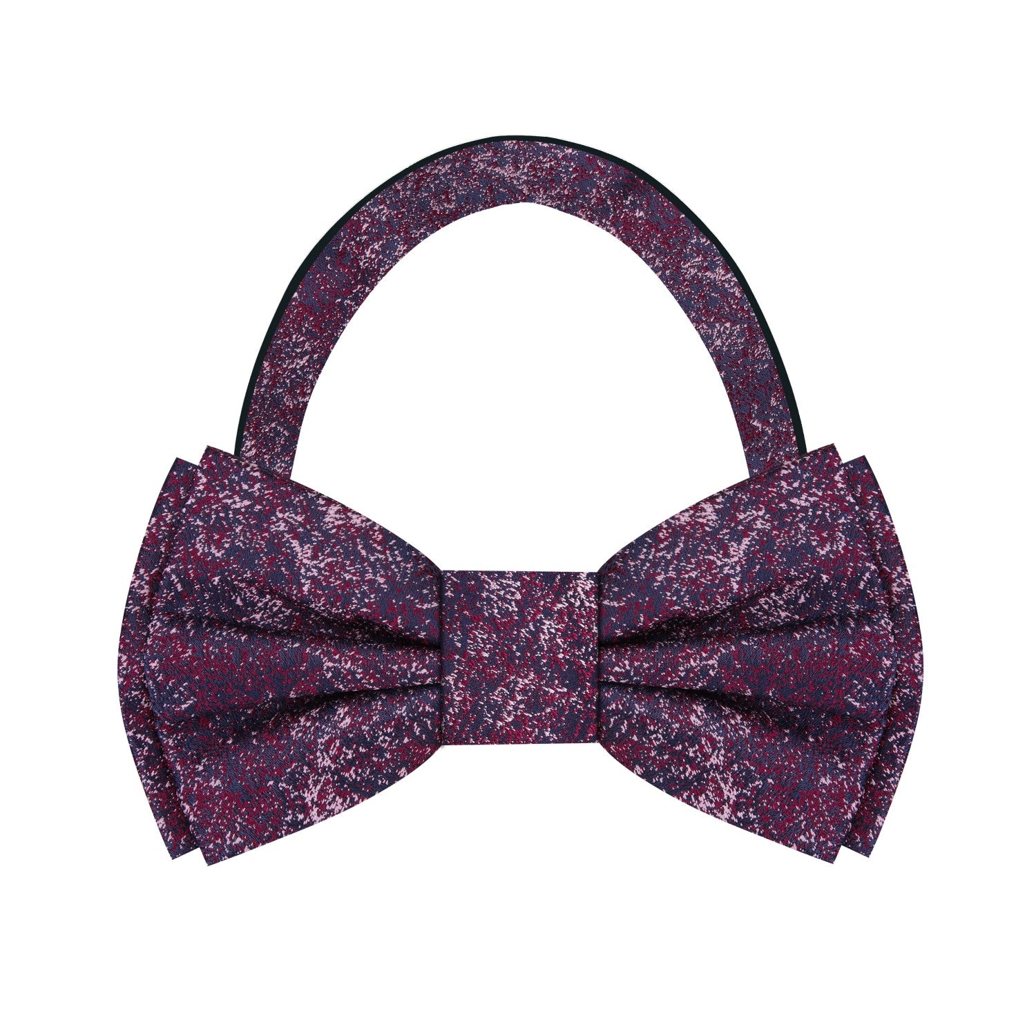 Red Texture Bow Tie Pre Tied