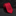Red tie with a subtle pattern on a dark marble surface