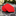 Red tie with a subtle pattern 
