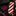 Red & Ivory Broad Stripe Necktie